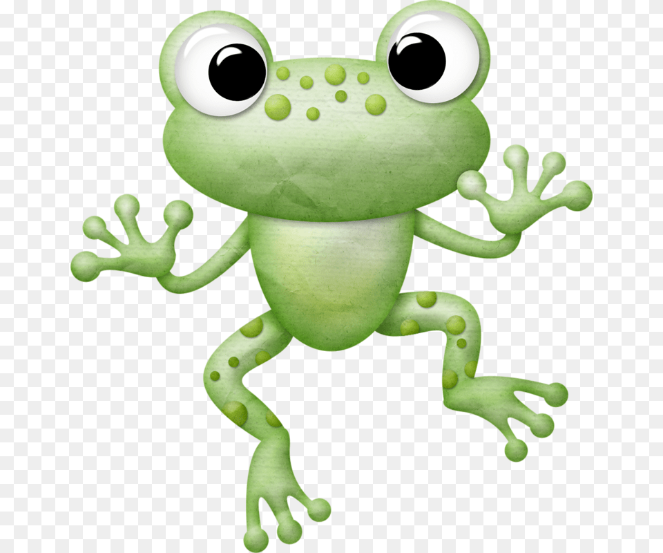 Tree Frog Clipart Froggy Ranas Tiernas, Amphibian, Animal, Wildlife, Toy Free Png