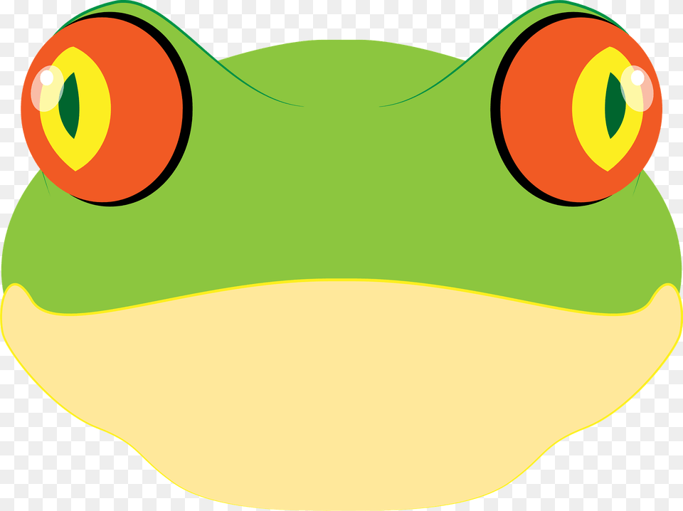 Tree Frog Face Clipart, Amphibian, Animal, Wildlife, Tree Frog Free Png Download