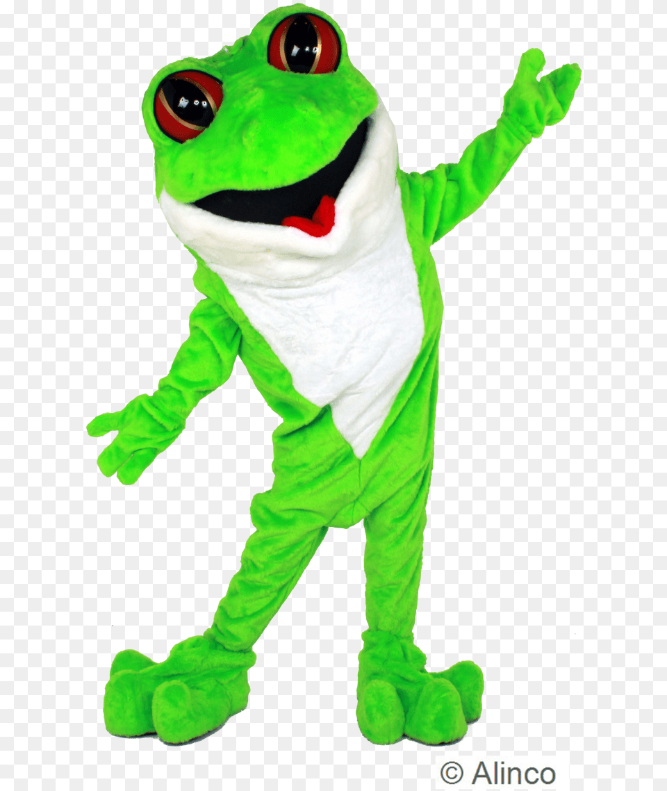 Tree Frog Mascot Costume, Toy, Plush, Amphibian, Animal Free Png Download