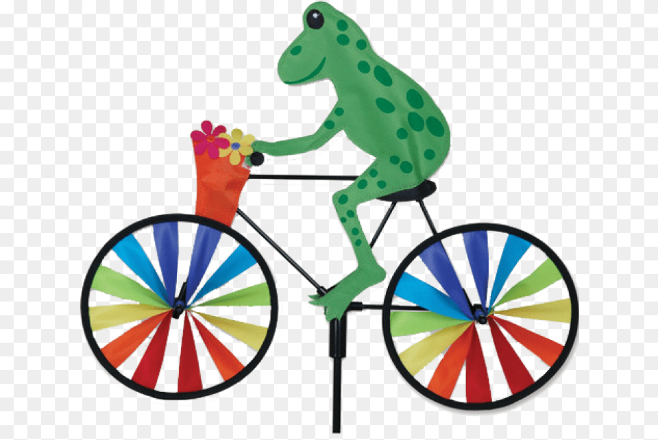 Tree Frog On A Bicycle Spinner 20 In Bike Spinner Tree Frog, Machine, Wheel, Transportation, Vehicle Free Transparent Png