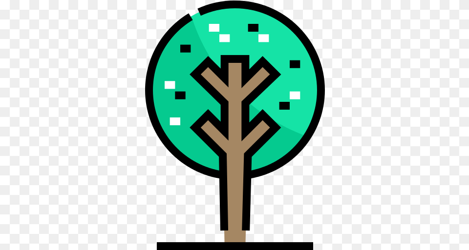Tree Fruit Icon Repo Icons Circle, Cross, Symbol Png