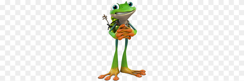 Tree Fu Tom Zigzoo Fingers Crossed, Amphibian, Animal, Frog, Wildlife Png Image