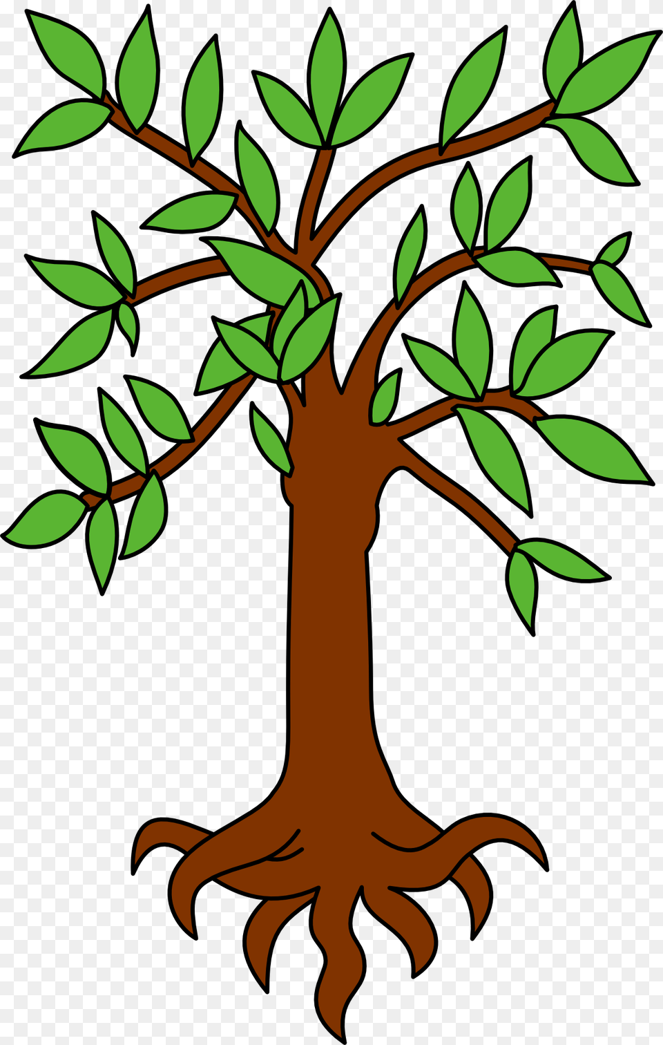 Tree Heraldic Symbol Graphic Design Icon Tree Heraldry, Leaf, Plant, Potted Plant, Vegetation Free Png Download