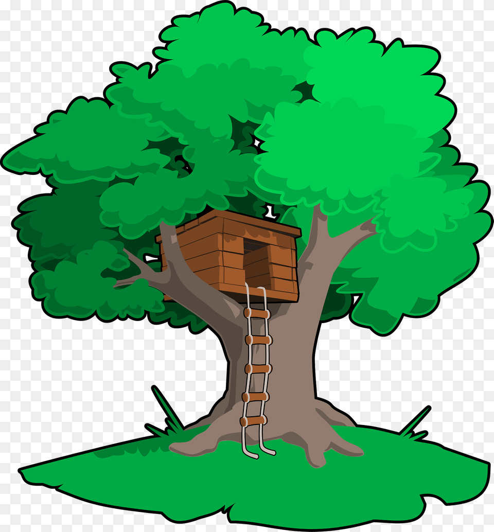 Tree House Clipart, Architecture, Housing, Tree House, Green Png Image
