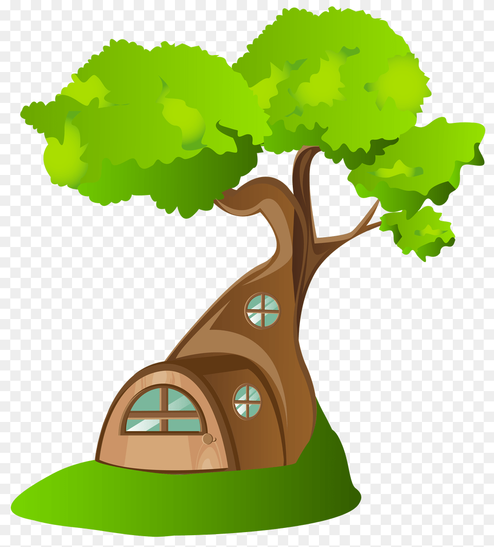 Tree House Clipart, Plant, Potted Plant, Vegetation, Grass Png Image