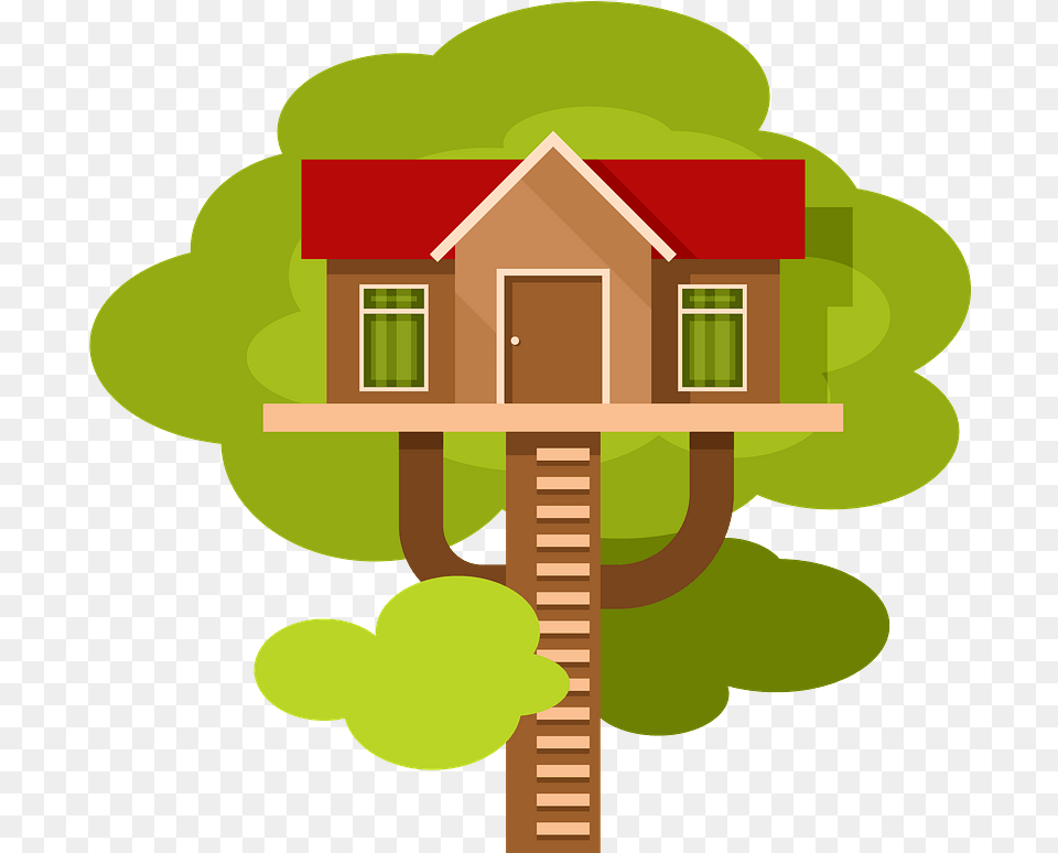 Tree House Clipart Tree House Clipart, Architecture, Building, Housing, Neighborhood Free Png Download