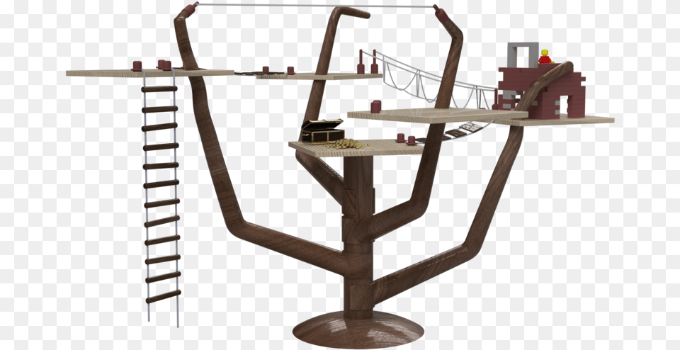 Tree House With All Things Machine, Wood, Outdoors Free Png