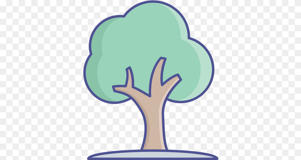 Tree Icon Of Colored Outline Style Available In Svg Tree, Light, Astronomy, Moon, Nature Free Png