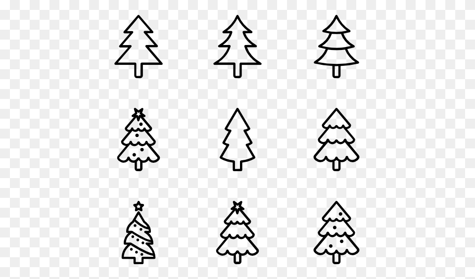 Tree Icon Packs, Gray Free Png