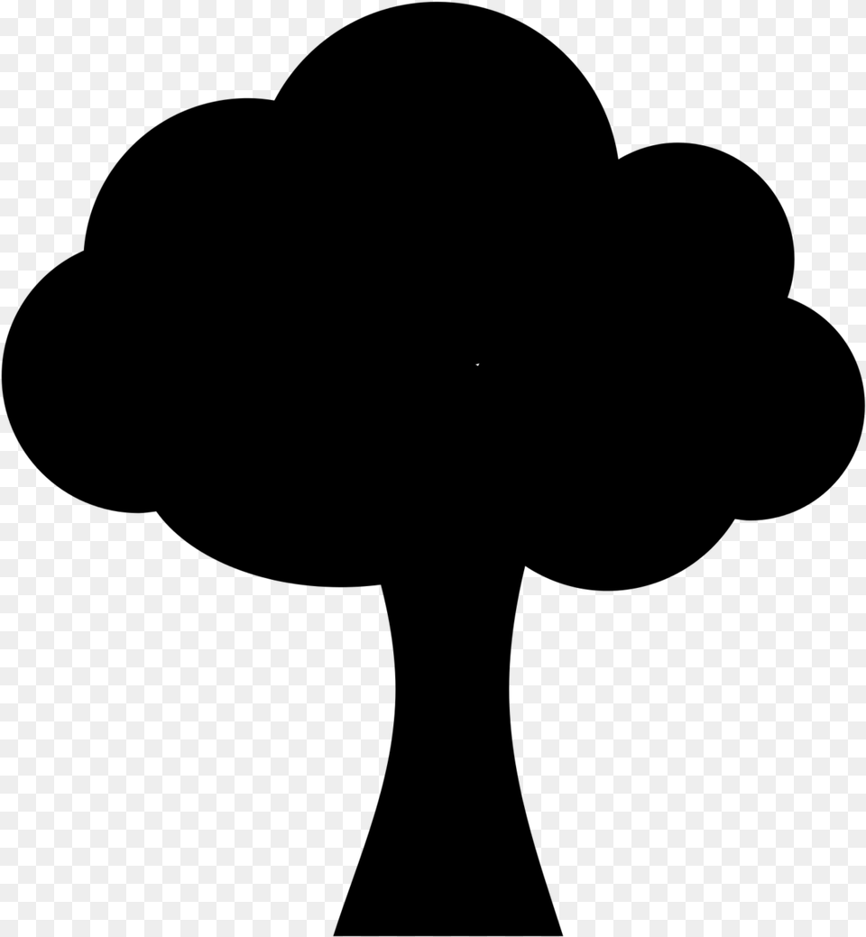 Tree Icon Svg, Gray Free Transparent Png