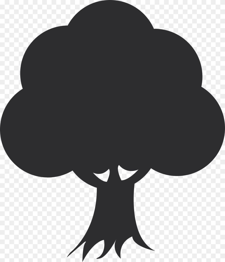 Tree Icon Symbol Tree Symbol, Silhouette, Stencil, Person Free Png