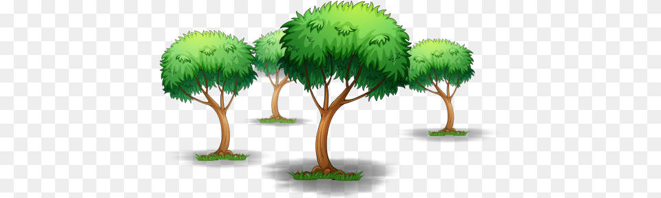 Tree Illustration Ped Paudhon Ki Ashcharyajanak Baaten, Vegetation, Plant, Green, Grass Png