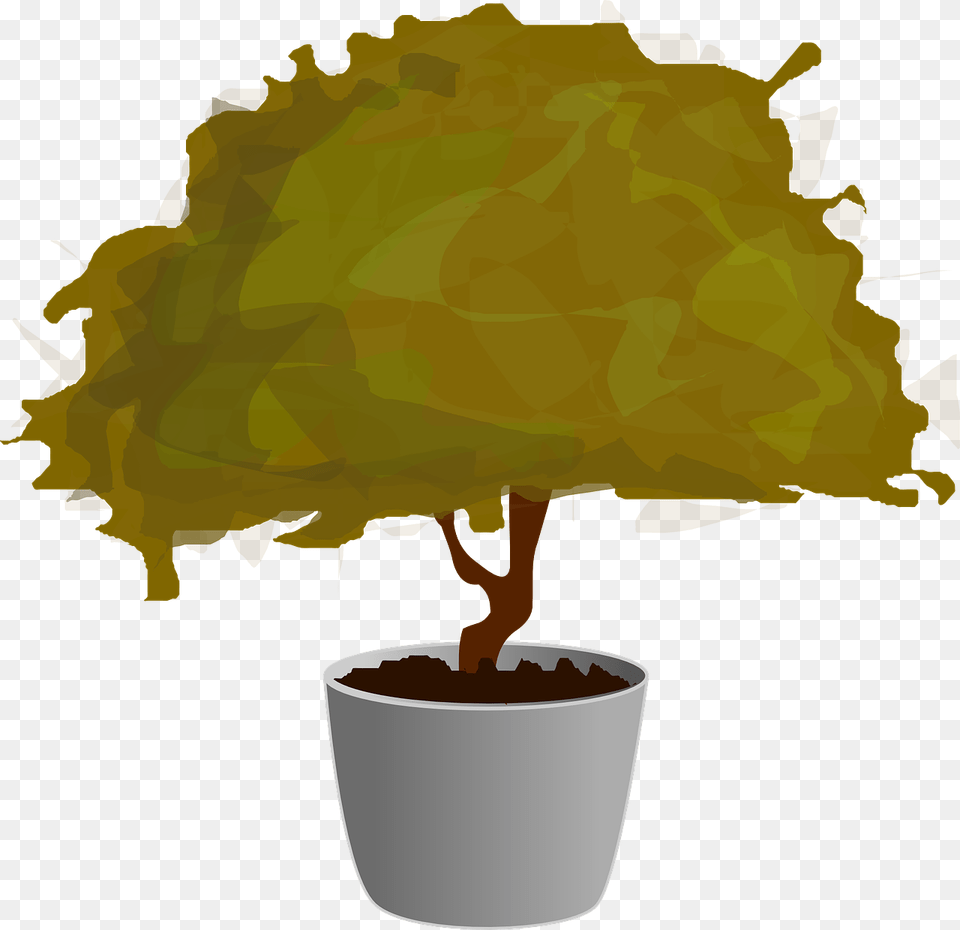 Tree In A Pot Clipart, Plant, Potted Plant, Leaf, Maple Free Transparent Png