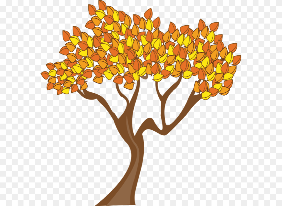 Tree In Autumn Clipart, Art, Plant, Festival, Hanukkah Menorah Free Png Download
