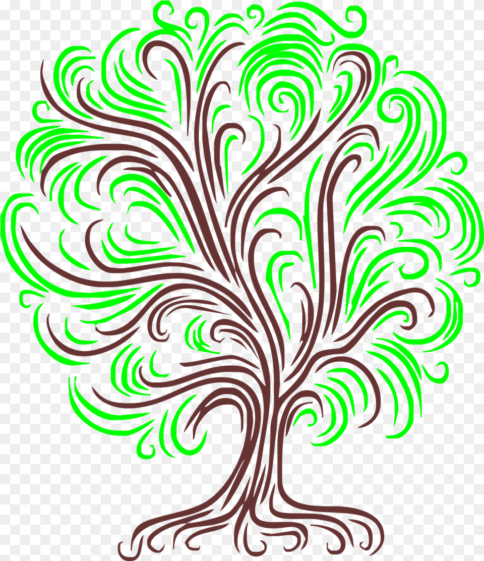 Tree Line Art Branches Imagen De Linea En Arte, Floral Design, Graphics, Pattern Free Png