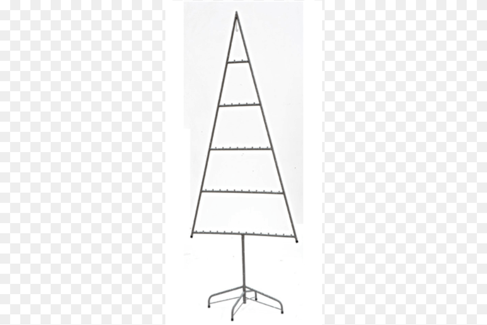 Tree Metal Triangle Stand Christmas Tree, Furniture Free Transparent Png