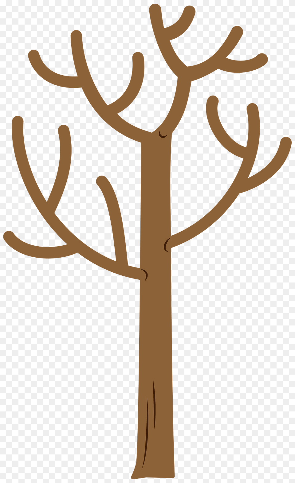 Tree No Leaves Clipart, Coat Rack, Cross, Symbol Png