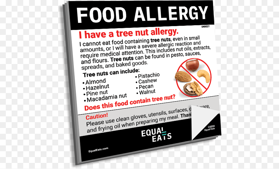 Tree Nut Allergy Sticky Notes Food Allergy, Advertisement, Poster, Produce, Plant Png