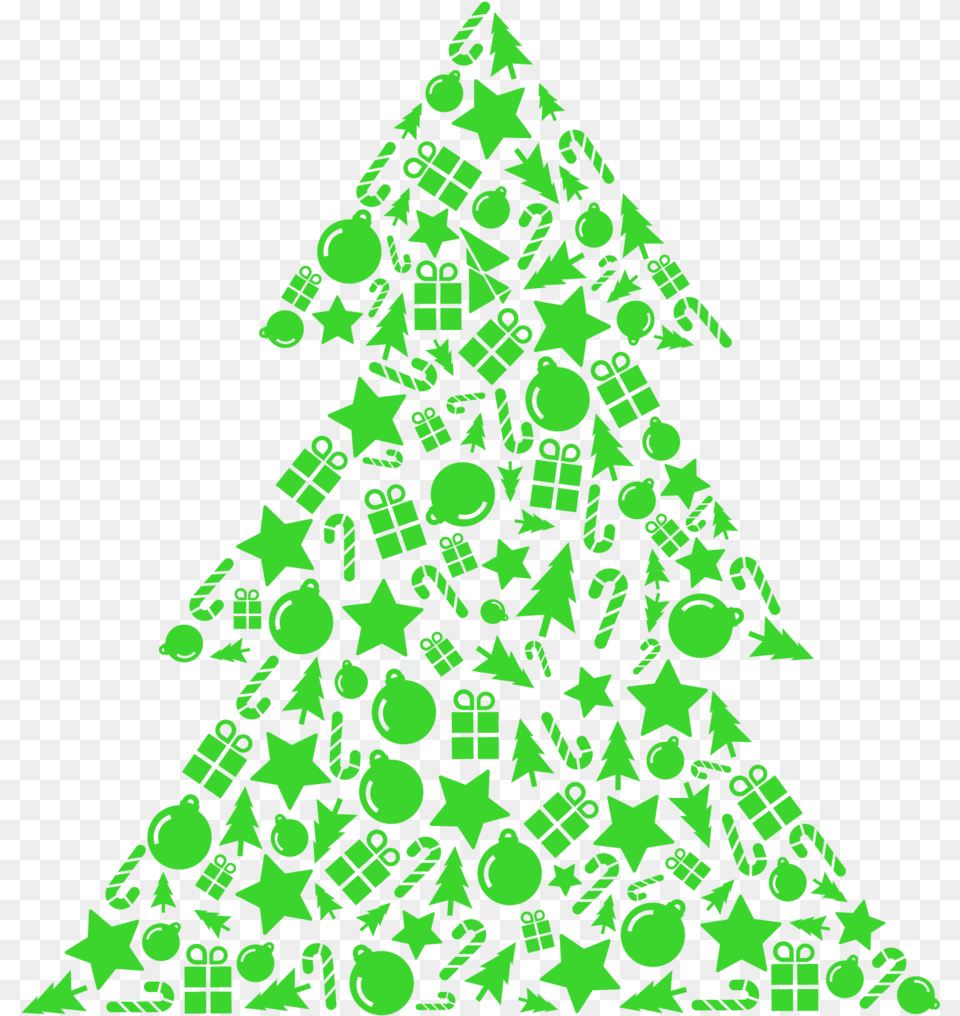 Tree Of, Christmas, Christmas Decorations, Festival, Green Free Png
