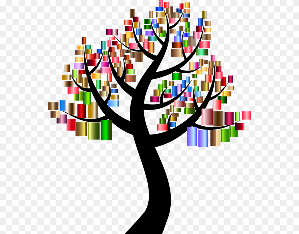 Tree Of Life Branch Trunk Leaf Tree With Colorful Leaves Free Transparent Png
