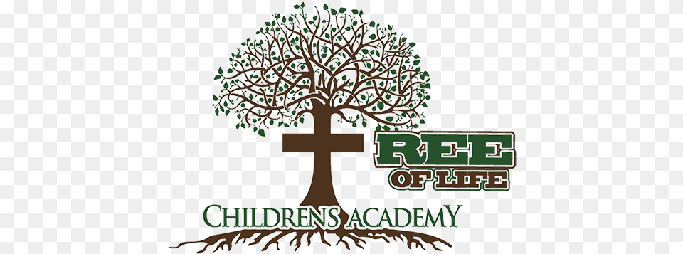 Tree Of Life Childrens Academy Tree, Plant, Cross, Symbol, Outdoors Png Image