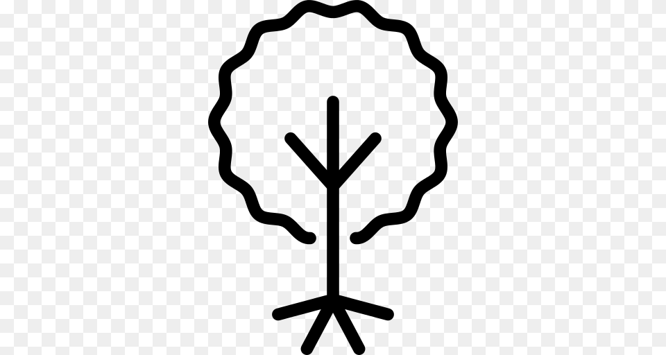 Tree Of Life Icon, Gray Free Png Download