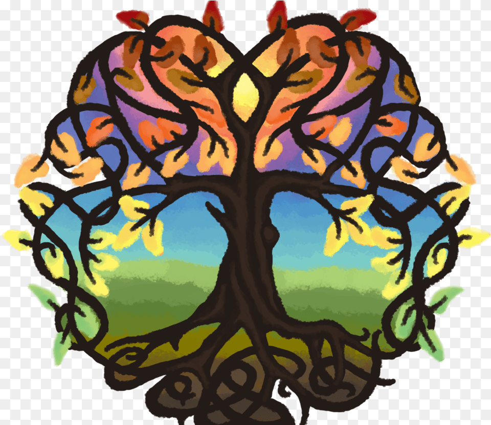 Tree Of Life Illustration, Art, Animal, Mammal, Tiger Free Transparent Png