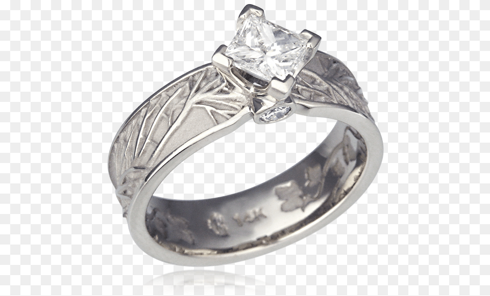 Tree Of Life Kite Engagement Ring Pre Engagement Ring, Accessories, Jewelry, Silver, Diamond Png