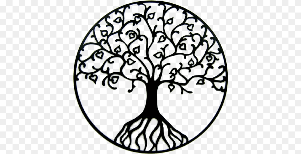 Tree Of Life Oak Clip Art Simple Tree Of Life Outline, Disk Free Transparent Png