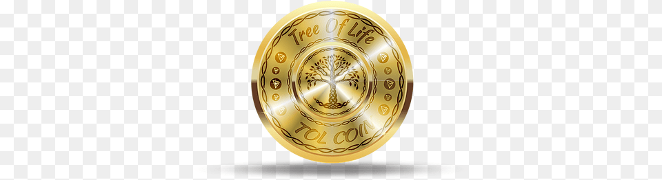 Tree Of Life Project Wow Capsules Circle, Gold, Plate Png