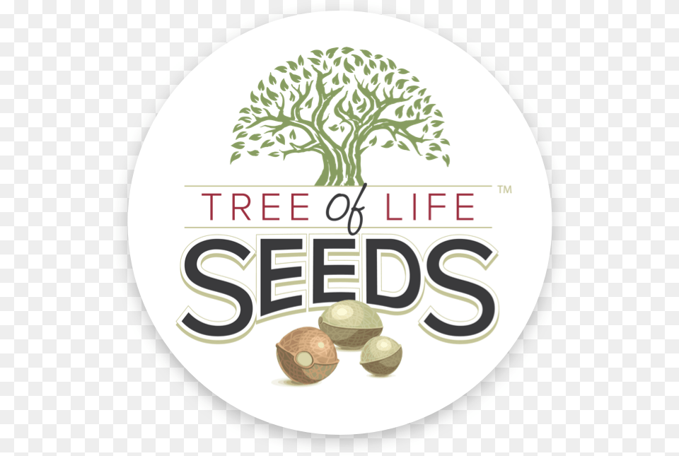 Tree Of Life Seeds, Logo, Disk, Food, Nut Png