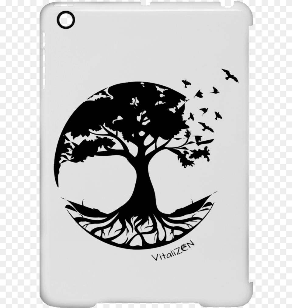 Tree Of Life Silhouette, Stencil, Sticker, Emblem, Symbol Png Image