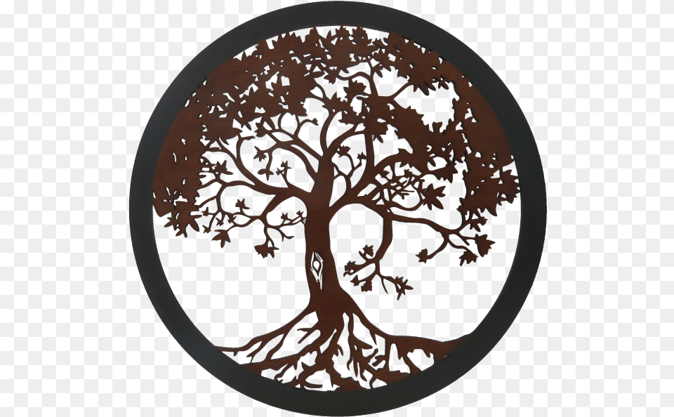 Tree Of Life Symbol Black And White, Plant, Art Png Image