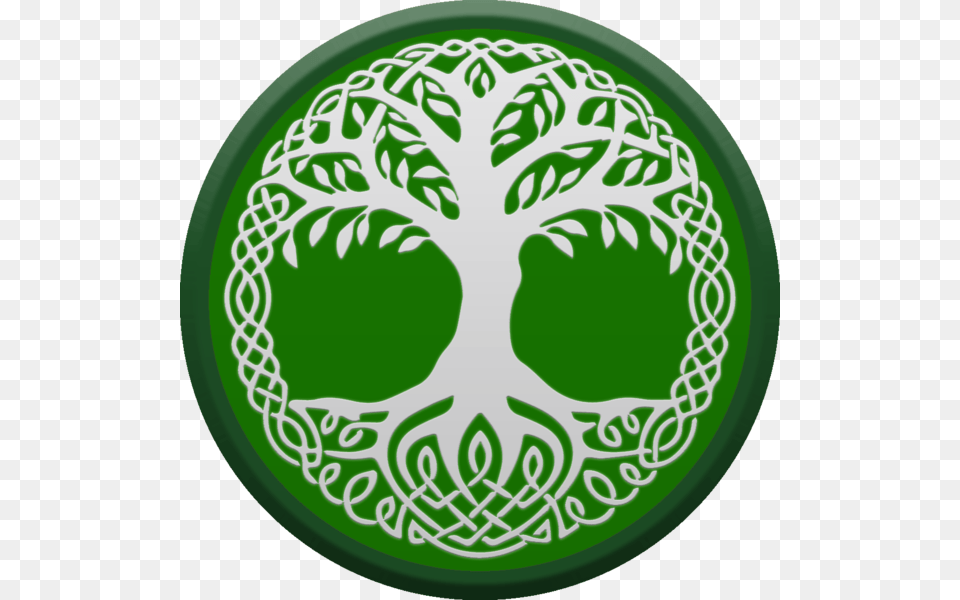 Tree Of Life Vinyl Stickers Yggdrasil Logo, Green, Pattern, Leaf, Plant Free Png