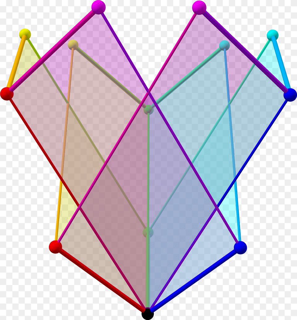 Tree Of Weak Orderings In Concertina Cube Plain Triangle, Art, Paper, Toy Png