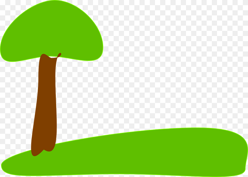 Tree On Grass Clipart, Agaric, Fungus, Mushroom, Plant Png
