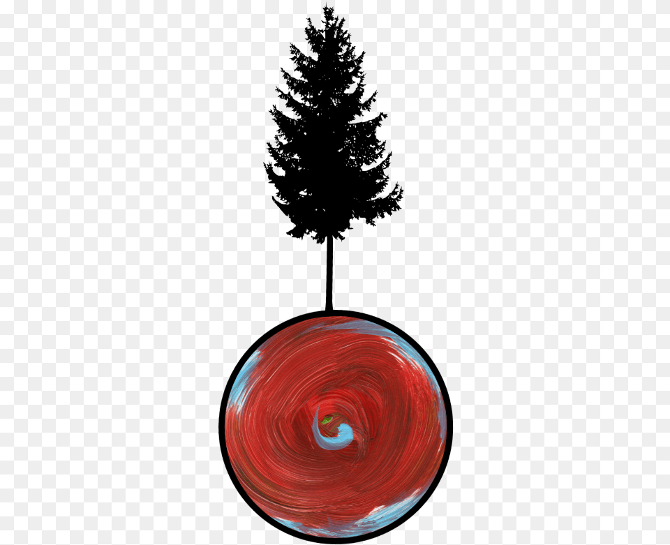 Tree Painting Brush Silhouette Myjob 4asno4i Circle, Bowl, Astronomy, Moon, Nature Free Transparent Png