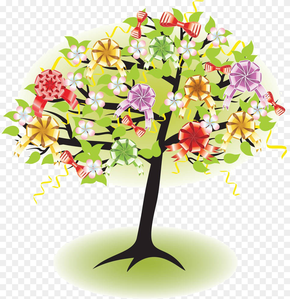Tree Photography Clip Art Trees In Spring Cartoon, Plant, Pattern, Leaf, Graphics Png Image
