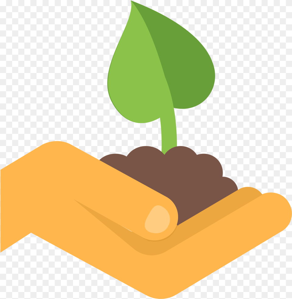 Tree Planting Icon Plant In Hand Logo, Vase, Pottery, Potted Plant, Planter Free Png