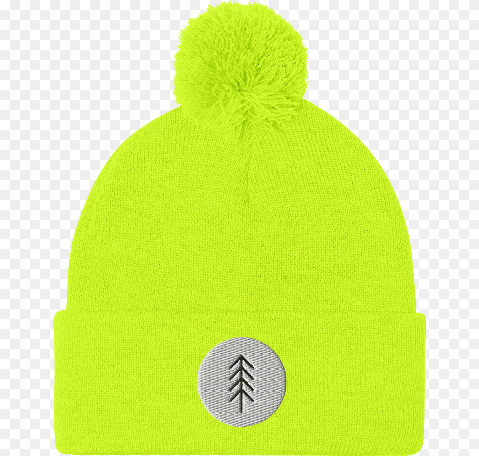 Tree Pom Beanie U2014 The Outdoor Collective Transparent, Cap, Clothing, Hat Free Png Download