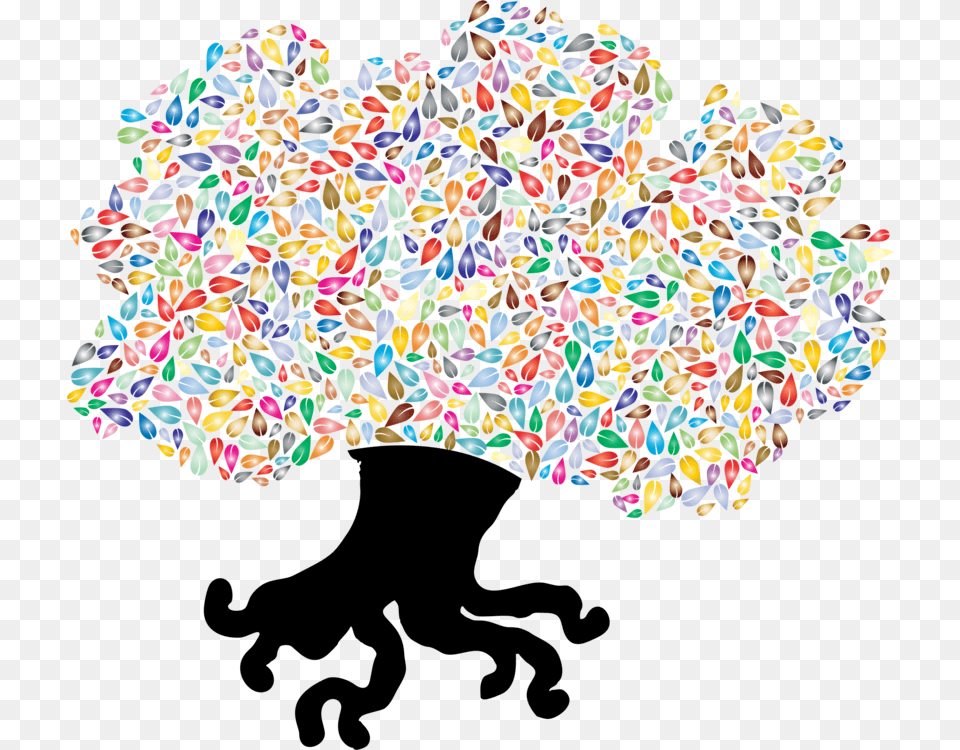Tree Silhouette Leaf Remix Human Behavior, Sprinkles, Food, Sweets, Accessories Free Png Download