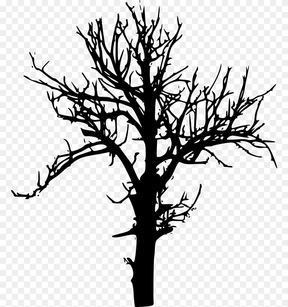 Tree Silhouette Tree Silhouette No Background, Art, Plant, Drawing, Stencil Free Png