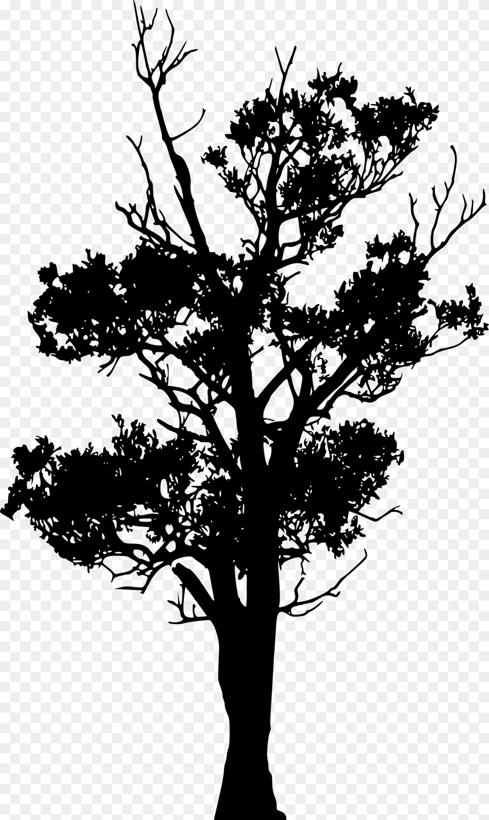 Tree Silhouettes Transparent Background Portable Network Graphics, Plant, Silhouette, Stencil, Art Png Image