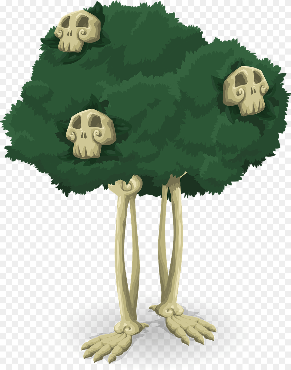 Tree Skeleton Bones Vector Graphic On Pixabay Arbol De Huesos, Art, Green, Plant, Painting Free Transparent Png