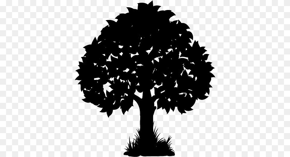 Tree Sketch Background Background Tree Illustration, Plant, Silhouette, Art, Drawing Png Image