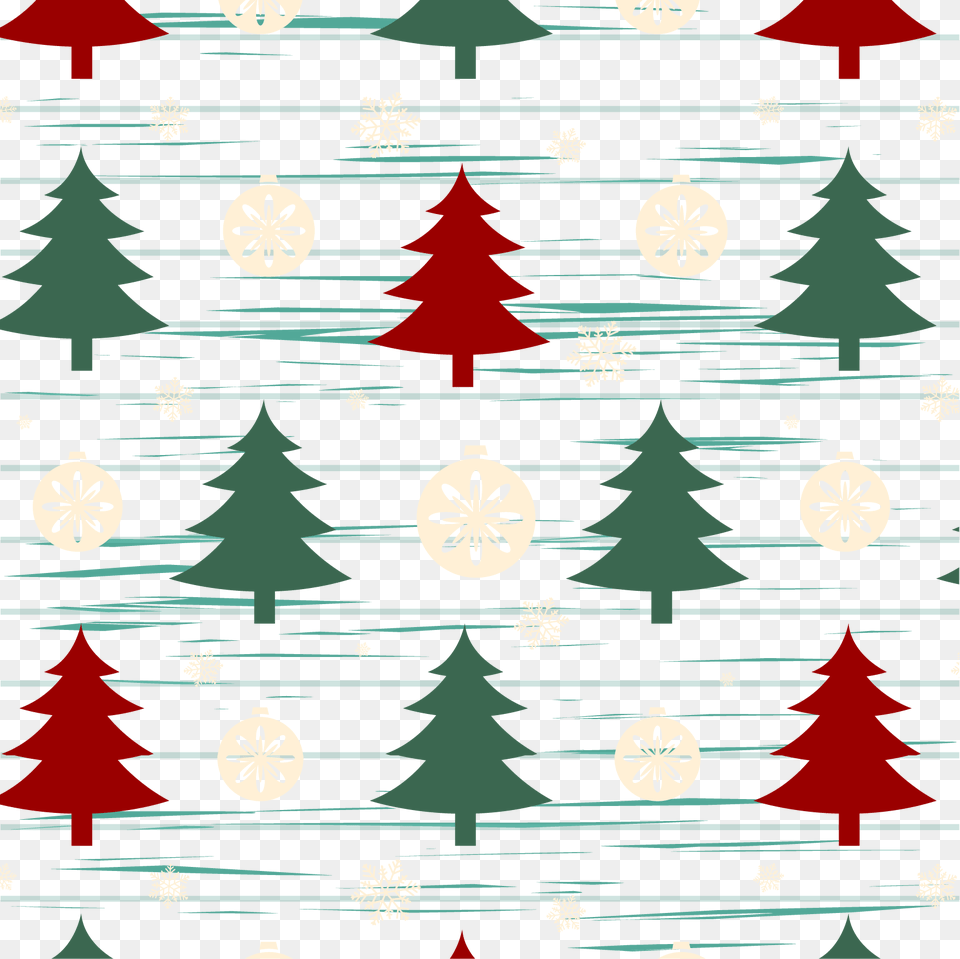 Tree Snowflake Pattern Red Little Christmas Tree Background, Christmas Decorations, Festival, Christmas Tree Png