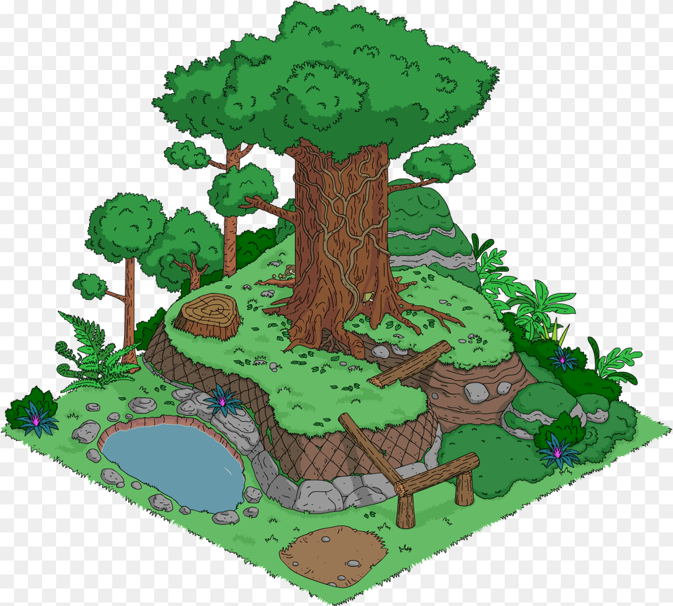Tree Stump, Vegetation, Plant, Nature, Garden Free Png Download
