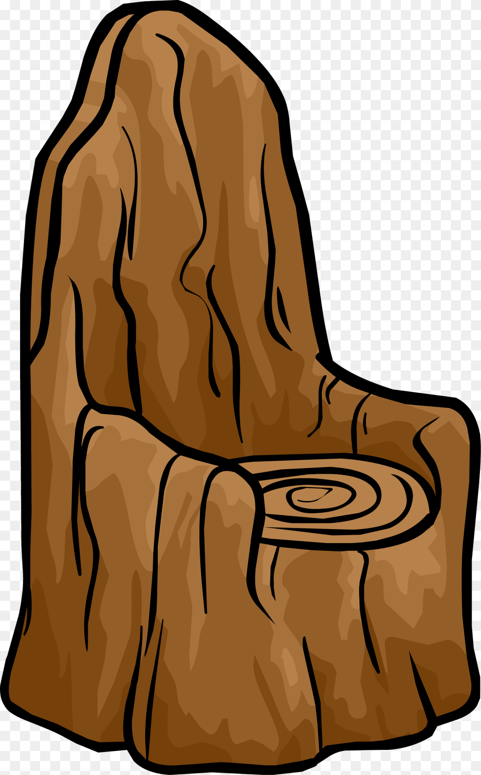 Tree Stump Chair, Plant, Tree Stump, Adult, Female Png Image
