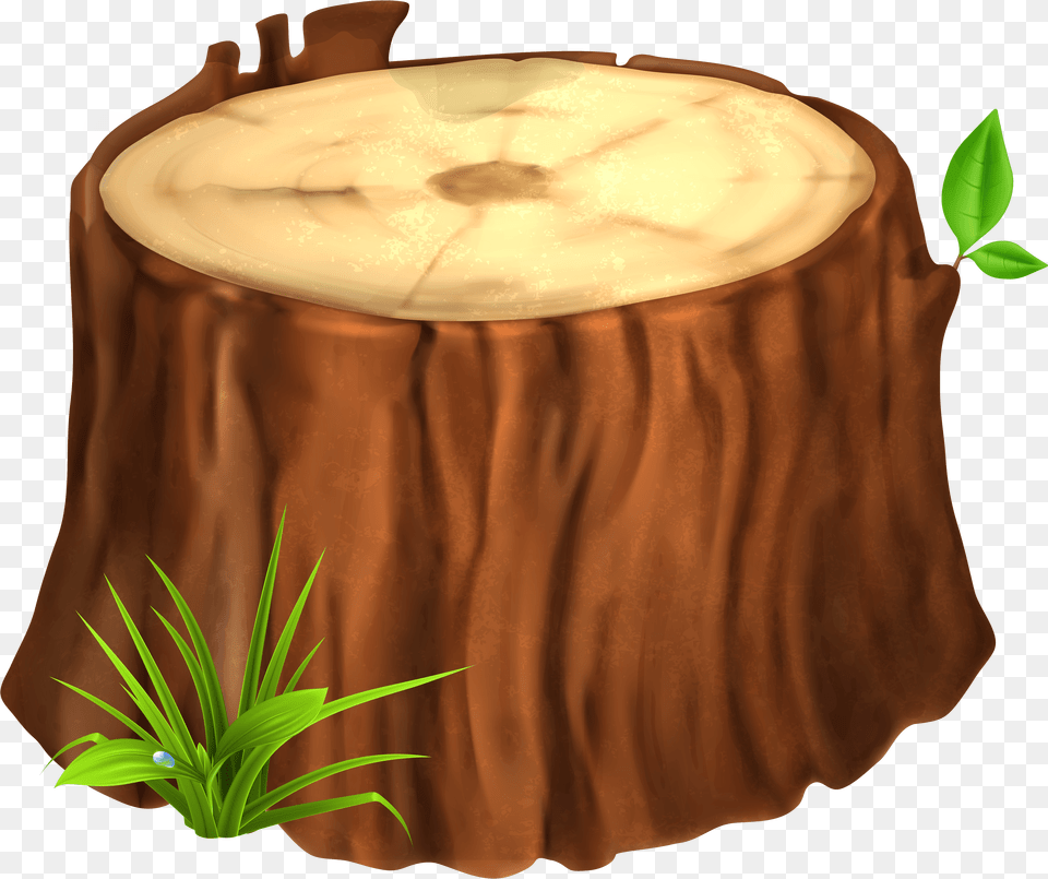 Tree Stump Clip Art Clipart Tree Stump Clip Art, Plant, Tree Stump, Plate, Person Free Png Download