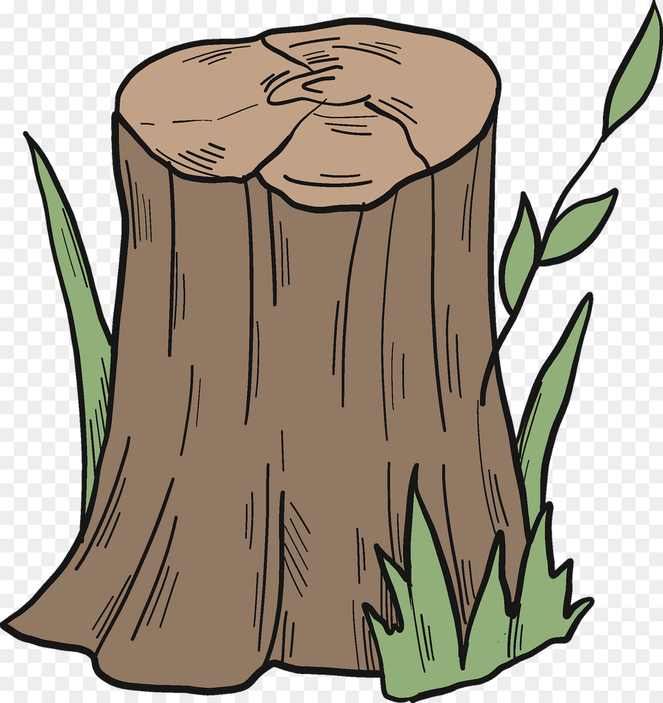 Tree Stump Clipart, Plant, Tree Stump, Person, Face Free Png